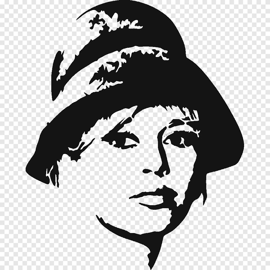 png clipart brigitte bardot sticker wall decal stencil hockey stick drawing colored face hat